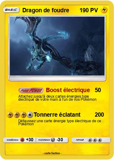 Pokemon Dragon de foudre
