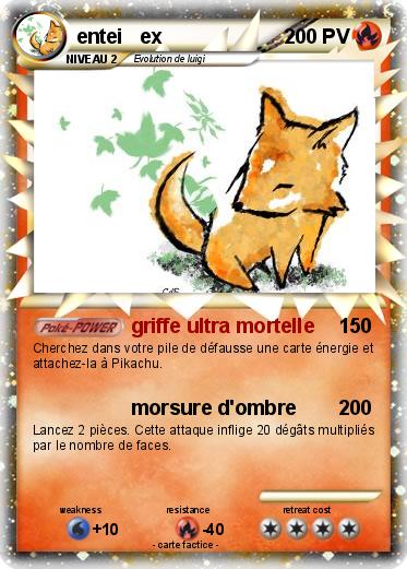 Pokemon entei   ex
