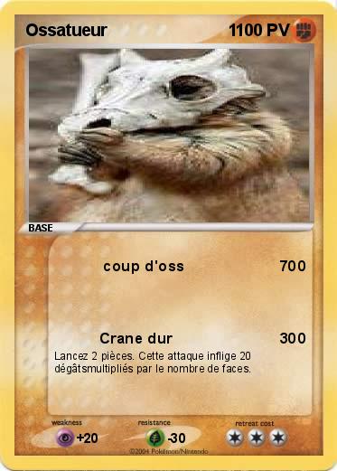 Pokemon Ossatueur                          1                                          