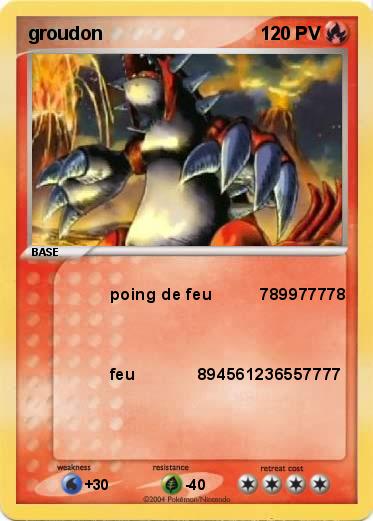 Pokemon groudon
