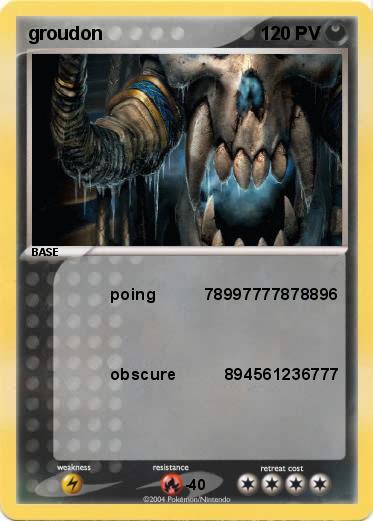 Pokemon groudon