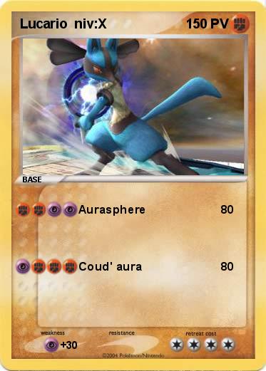 Pokemon Lucario  niv:X  