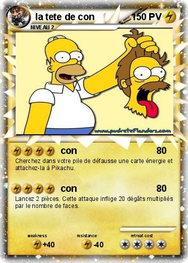 Pokemon la tete de con