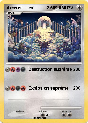 Pokemon Arceus      ex           2 559 5