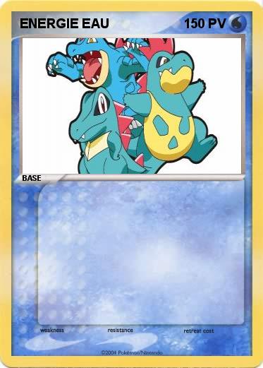 Pokemon ENERGIE EAU