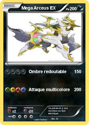Pokemon Mega Arceus EX