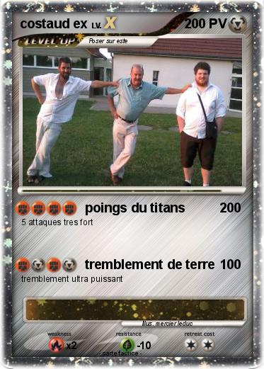 Pokemon costaud ex