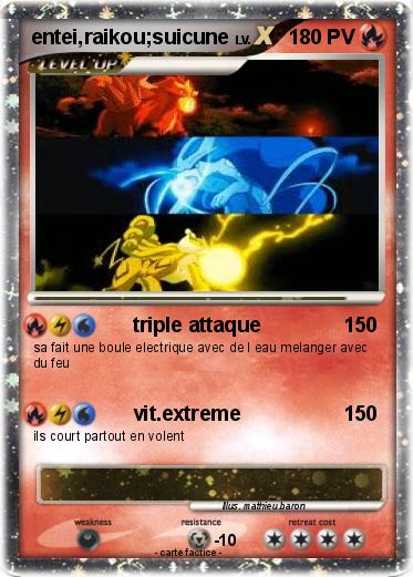 Pokemon entei,raikou;suicune