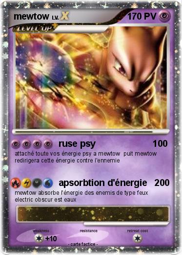 Pokemon mewtow