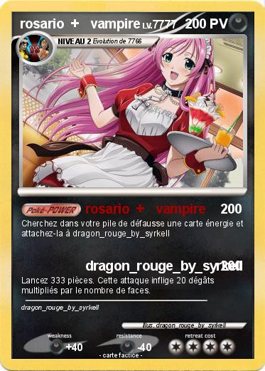 Pokemon rosario  +   vampire