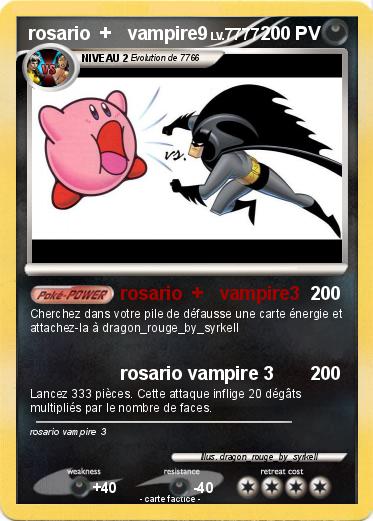 Pokemon rosario  +   vampire9