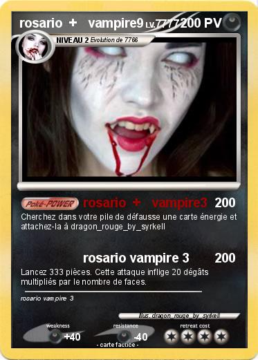 Pokemon rosario  +   vampire9