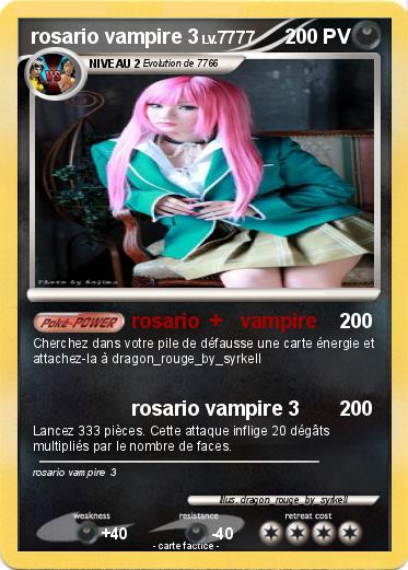 Pokemon rosario vampire 3