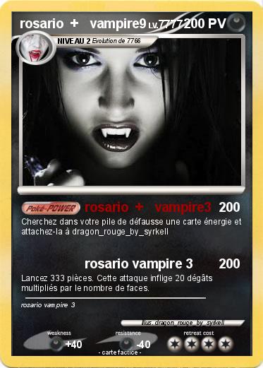 Pokemon rosario  +   vampire9