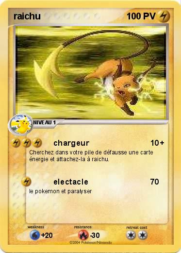 Pokemon raichu