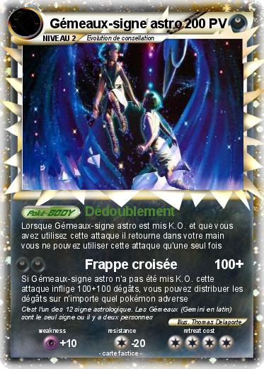 Pokemon Gémeaux-signe astro