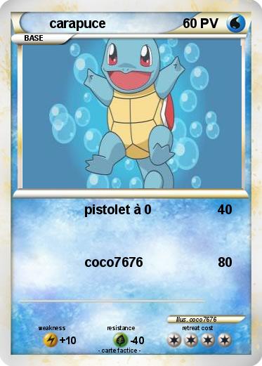 Pokemon carapuce