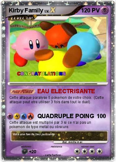 Pokemon Kirby Family
