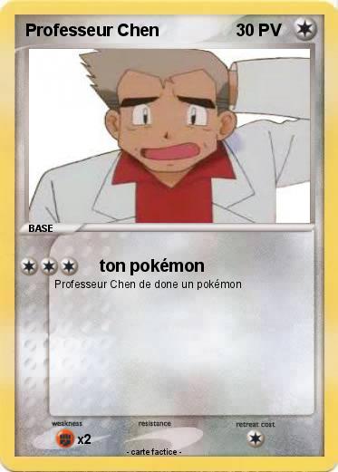 Pokemon Professeur Chen