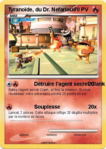 Pokemon Tyranoïde, du Dr. Nefarious