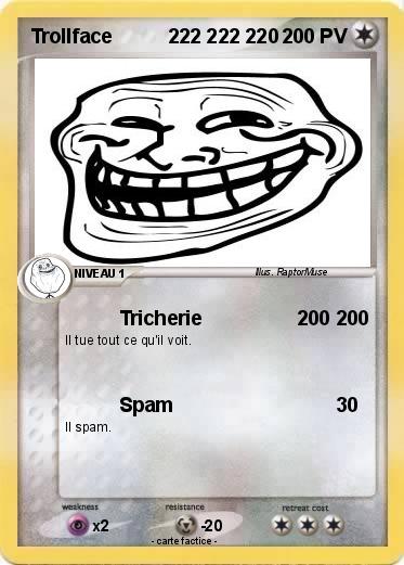 Pokemon Trollface          222 222 220