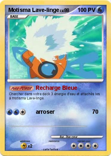 Pokemon Motisma Lave-linge