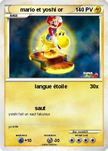 Pokemon mario et yoshi or