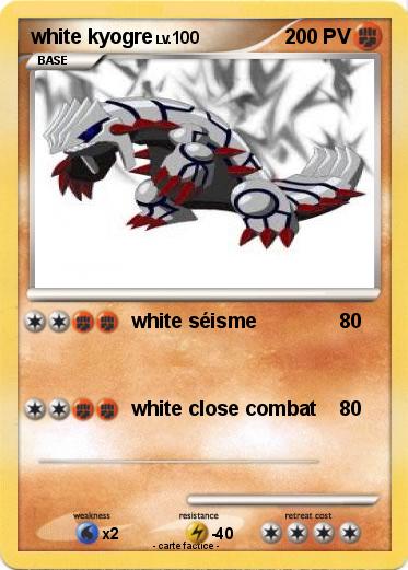Pokemon white kyogre