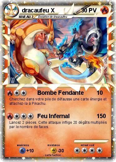 Pokemon dracaufeu X