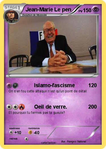 Pokemon Jean-Marie Le pen