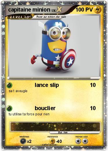 Pokemon capitaine minion