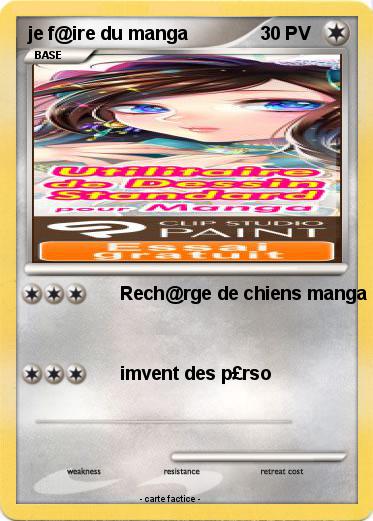 Pokemon je f@ire du manga