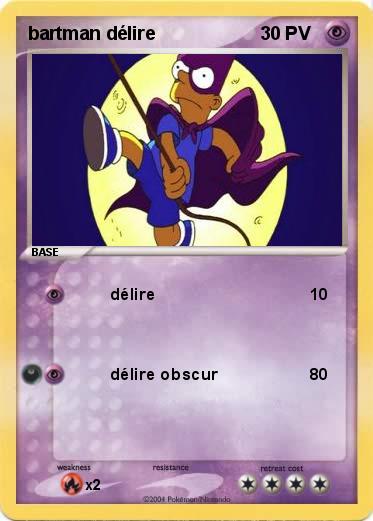 Pokemon bartman délire