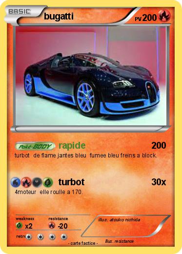 Pokemon bugatti