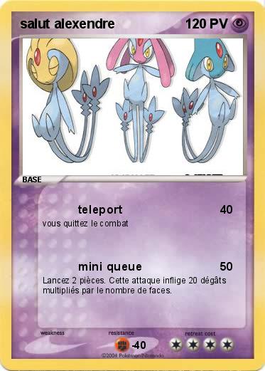 Pokemon salut alexendre