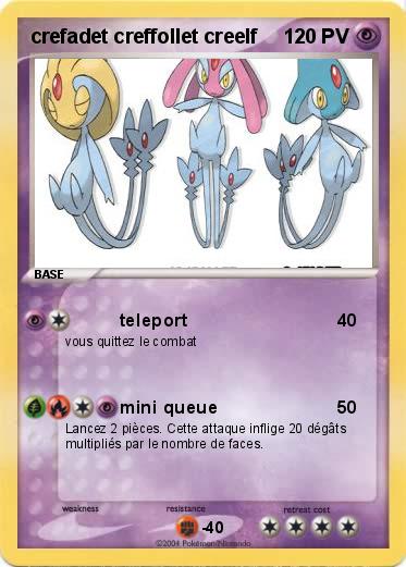 Pokemon crefadet creffollet creelf