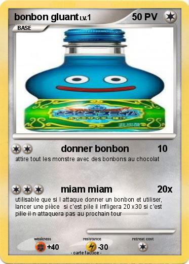 Pokemon bonbon gluant