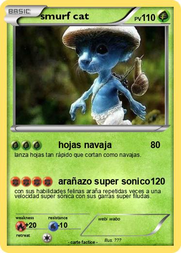 Pokemon smurf cat