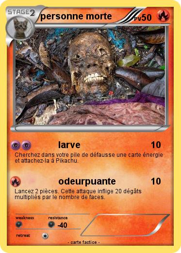 Pokemon personne morte