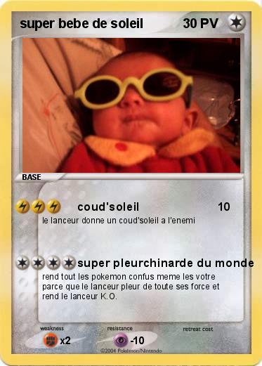 Pokemon super bebe de soleil