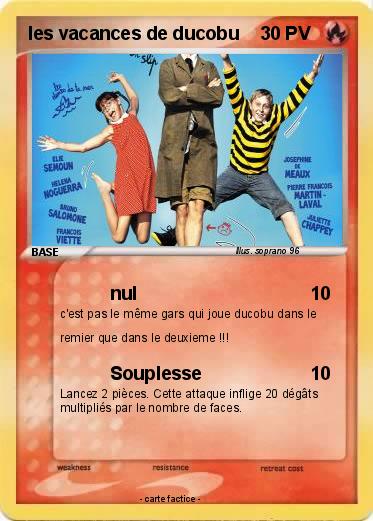 Pokemon les vacances de ducobu