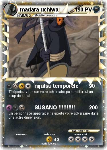 Pokemon madara uchiwa