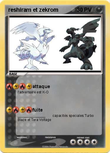 Pokemon reshiram et zekrom