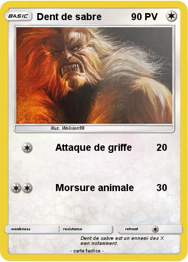 Pokemon Dent de sabre