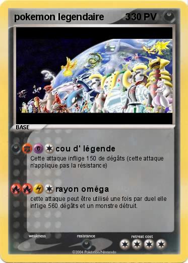 Pokemon pokemon legendaire        3