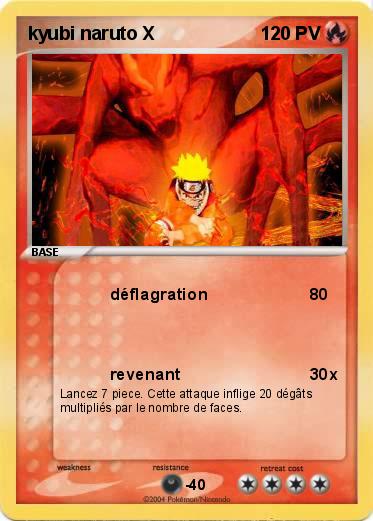 Pokemon kyubi naruto X