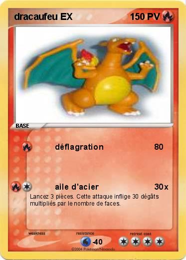 Pokemon dracaufeu EX