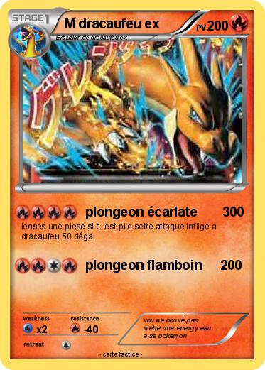 Pokemon M dracaufeu ex