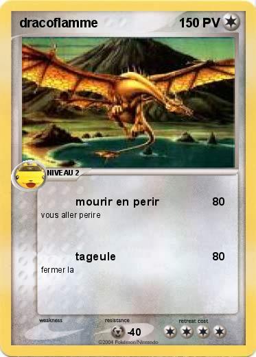 Pokemon dracoflamme