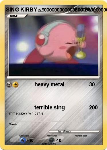 Pokemon SING KIRBY